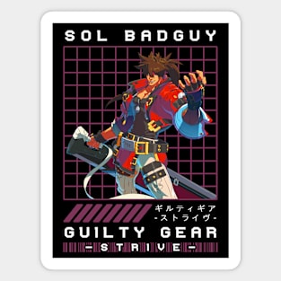 Sol Badguy | Guilty Gear Magnet